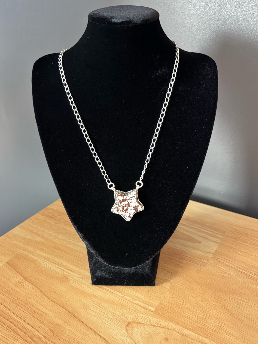 Genuine wild horse necklace